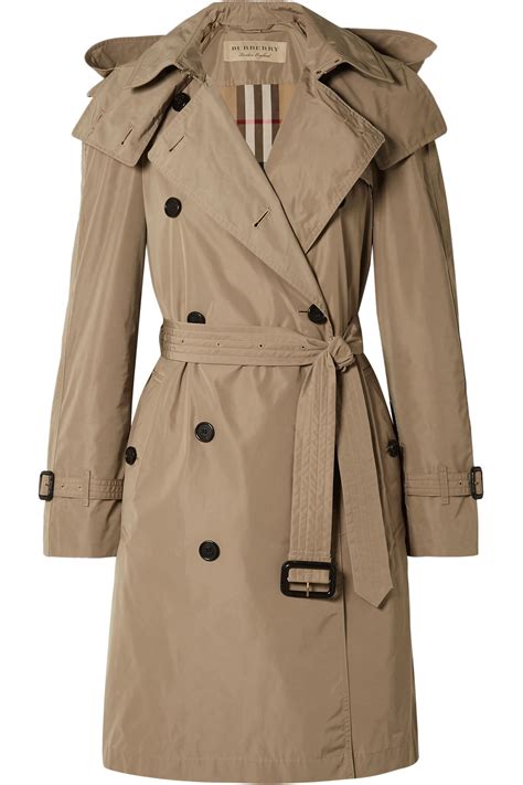 burberry hooded trench coat classic women|Burberry trench coat removable lining.